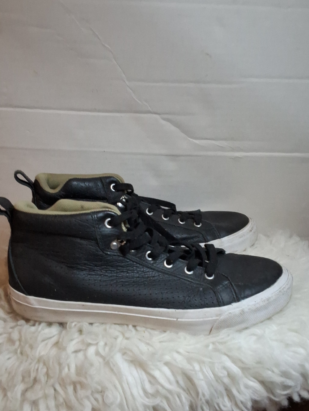 Converse All star leather high tops 12‎